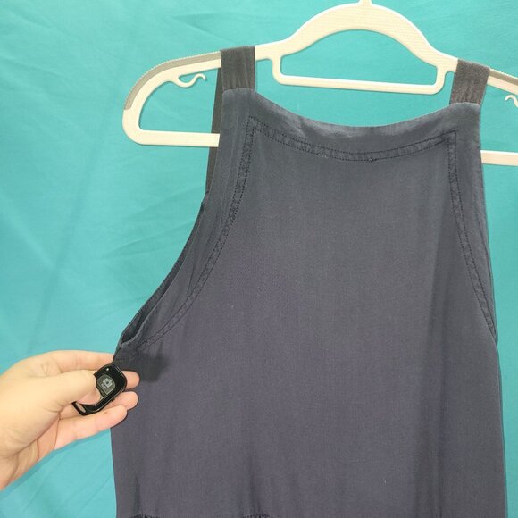 Splendid Collection Navy Blue Sleeveless V-Neck Tiered Dress XS - Picture 10 of 11